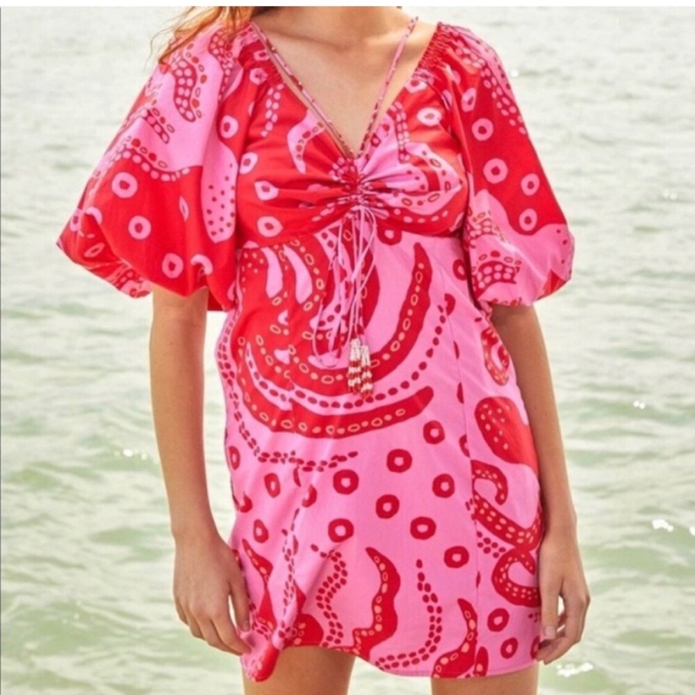 Farm Rio Octocool Dress Size Large